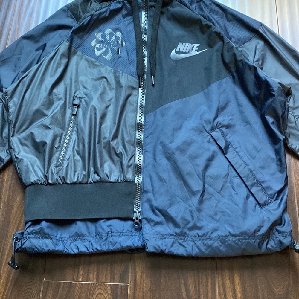 Nike X Sacai Edition Black / Navy NRG Ni-02 Hooded Anorak Jacket - Picture 9 of 17